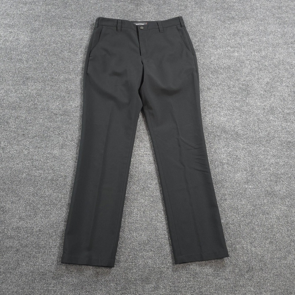 Bluffworks Pants Mens 32x34 Black Original Relaxed Chino Travel Work Business